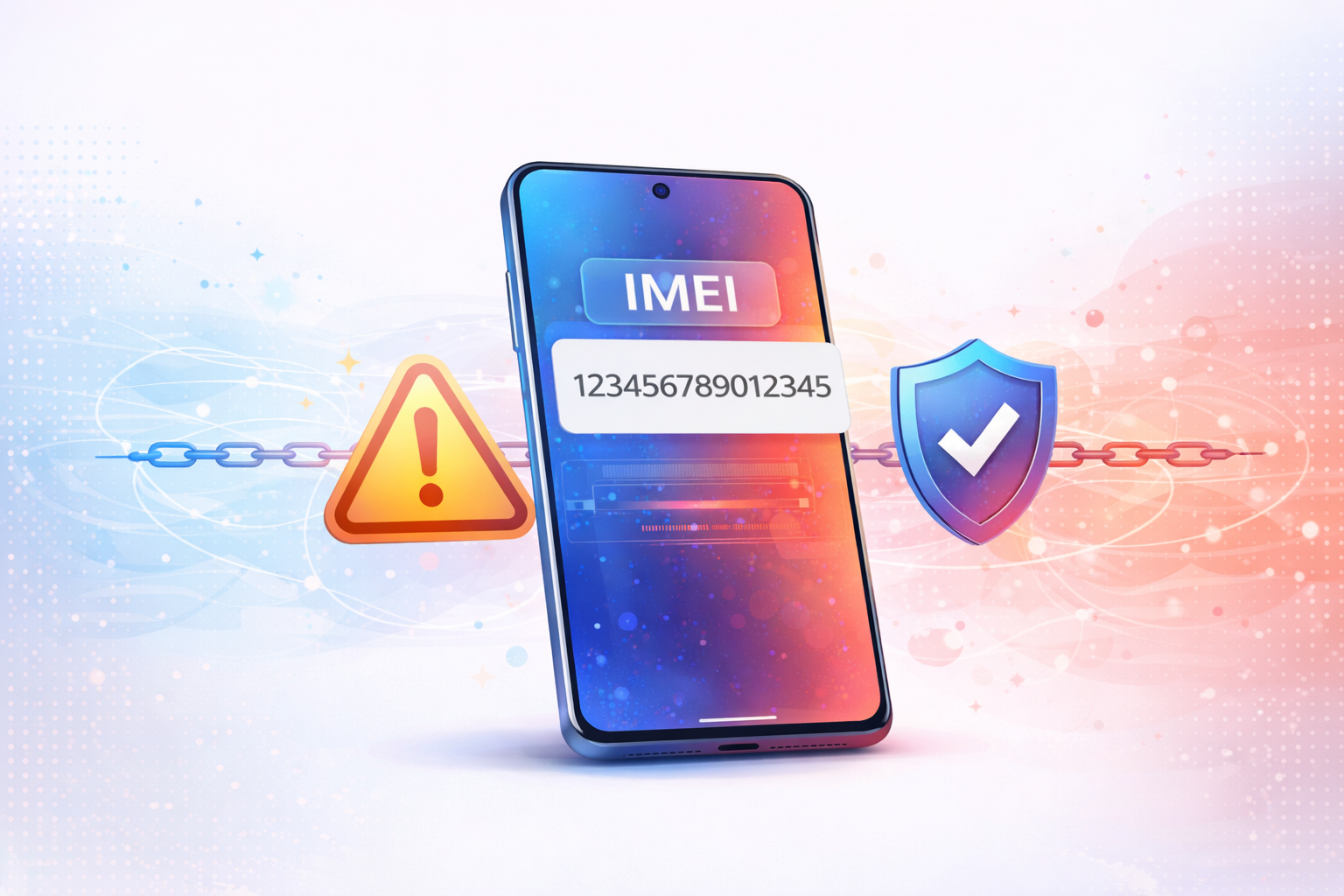 IMEI number modification warning smartphone illustration